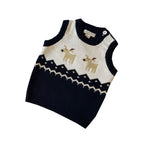 Children's Cotton Vest with Christmas Deer Design
