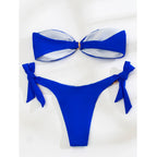 Stylish Blue Bikini Set for Women