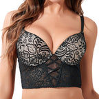 Fishbone Lace Bra with Underwire and Comfort Fit