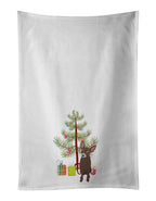 Chihuahua Chocolate #2 Christmas Kitchen Towel Set of 2