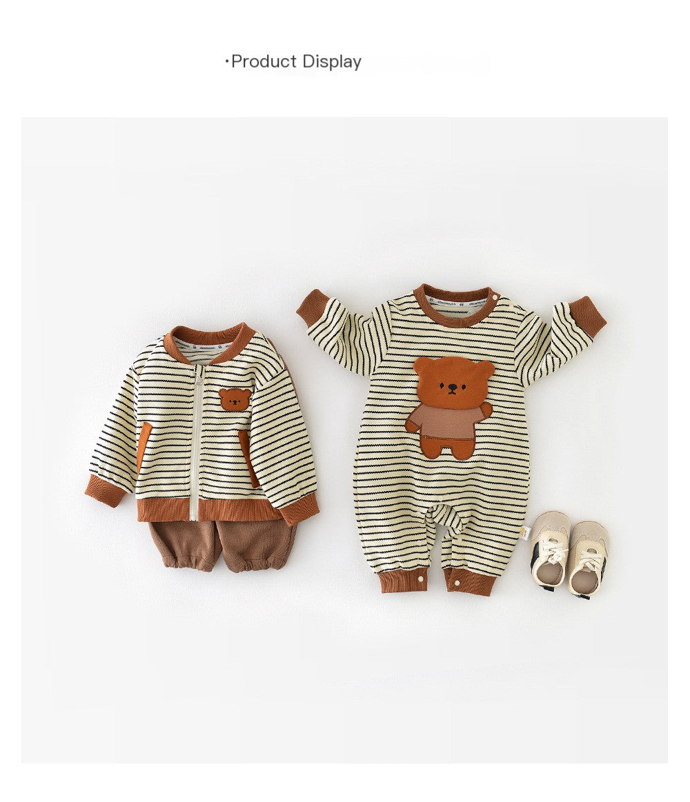 Bear Jacket with Patch (One Piece)