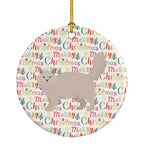 Siberian Forest #2 Cat Christmas Ceramic Ornament