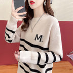Korean Style Loose Long-Sleeved Pullover | Streetwear