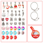 DIY Bracelet Set with Santa Claus and Elk Bells