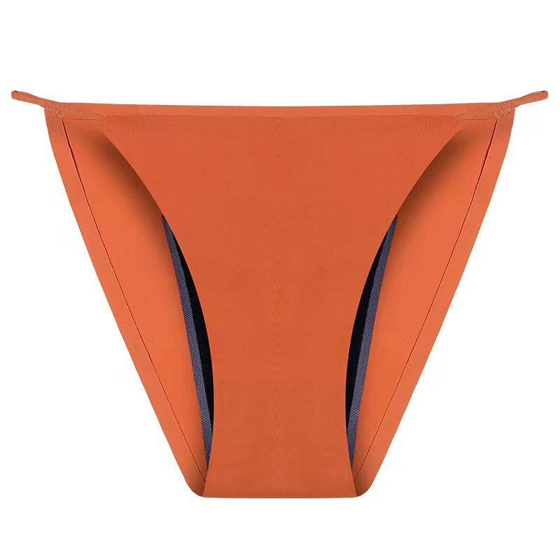 Thickened Ice Silk Seamless Women's Thong Underwear