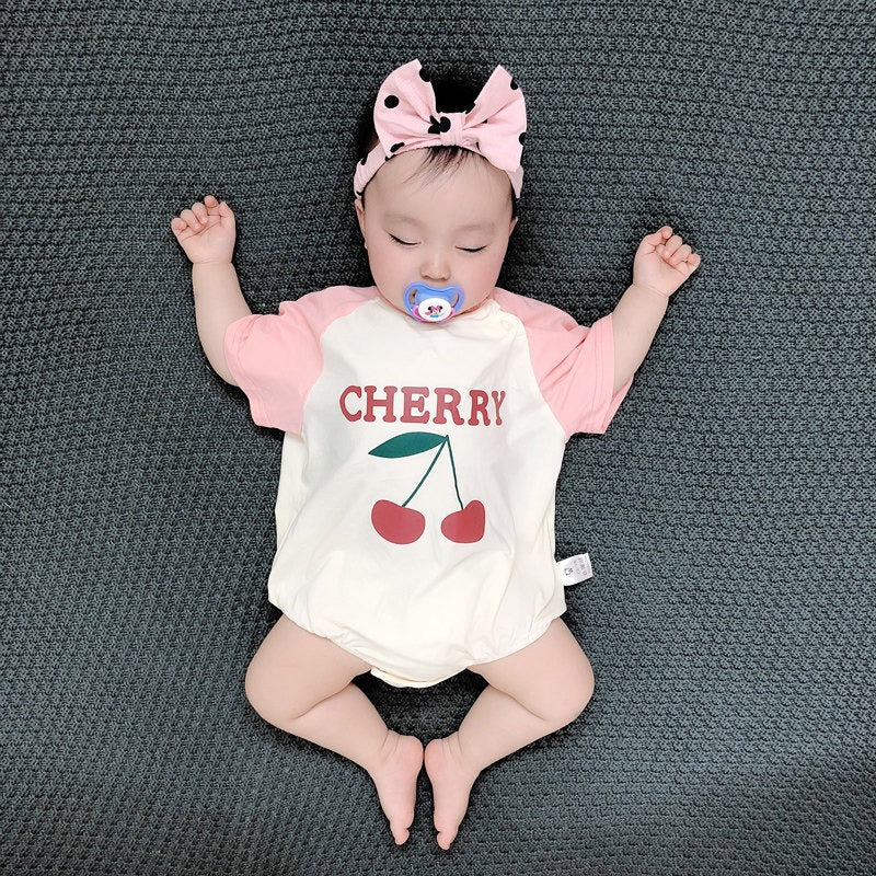 Baby Short Sleeve Printed Bodysuit