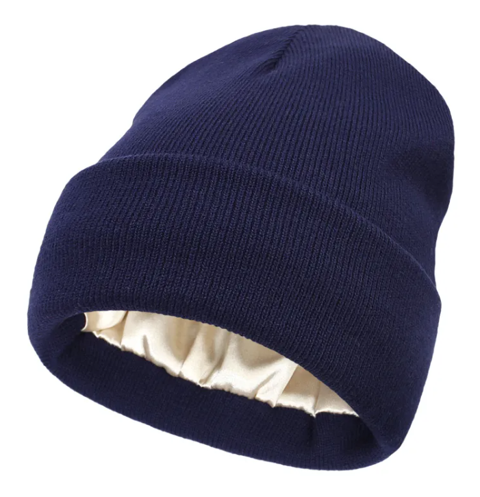 Cozy Knitted Wool Beanie | Embroidered Cap