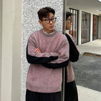 Men's Casual Round Neck Pullover Sweater | Streetwear
