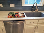 Rottweiler Cozy Christmas Dish Drying Mat