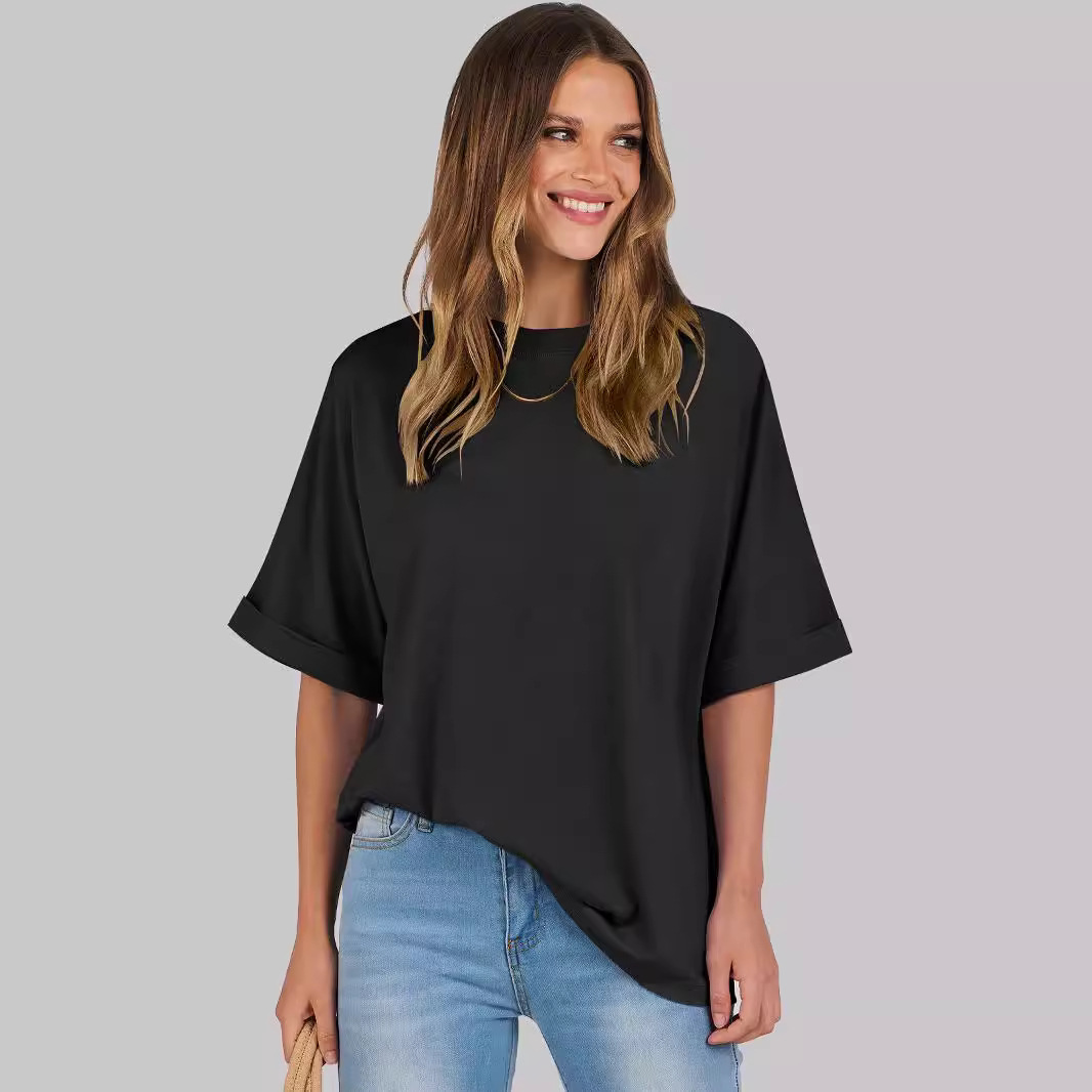 Women's Pullover Top Loose Short Sleeve | Streetwear