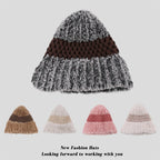 Versatile Women's Knitted Ear Warmth Pullover Hat | Streetwear