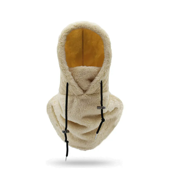 Winter Cycling Windproof Cap and Thick Scarf Set | Embroidered Cap