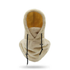 Winter Cycling Windproof Cap and Thick Scarf Set | Embroidered Cap