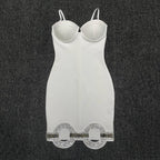 Slim Fit Spaghetti Strap Bandage Dress for Women