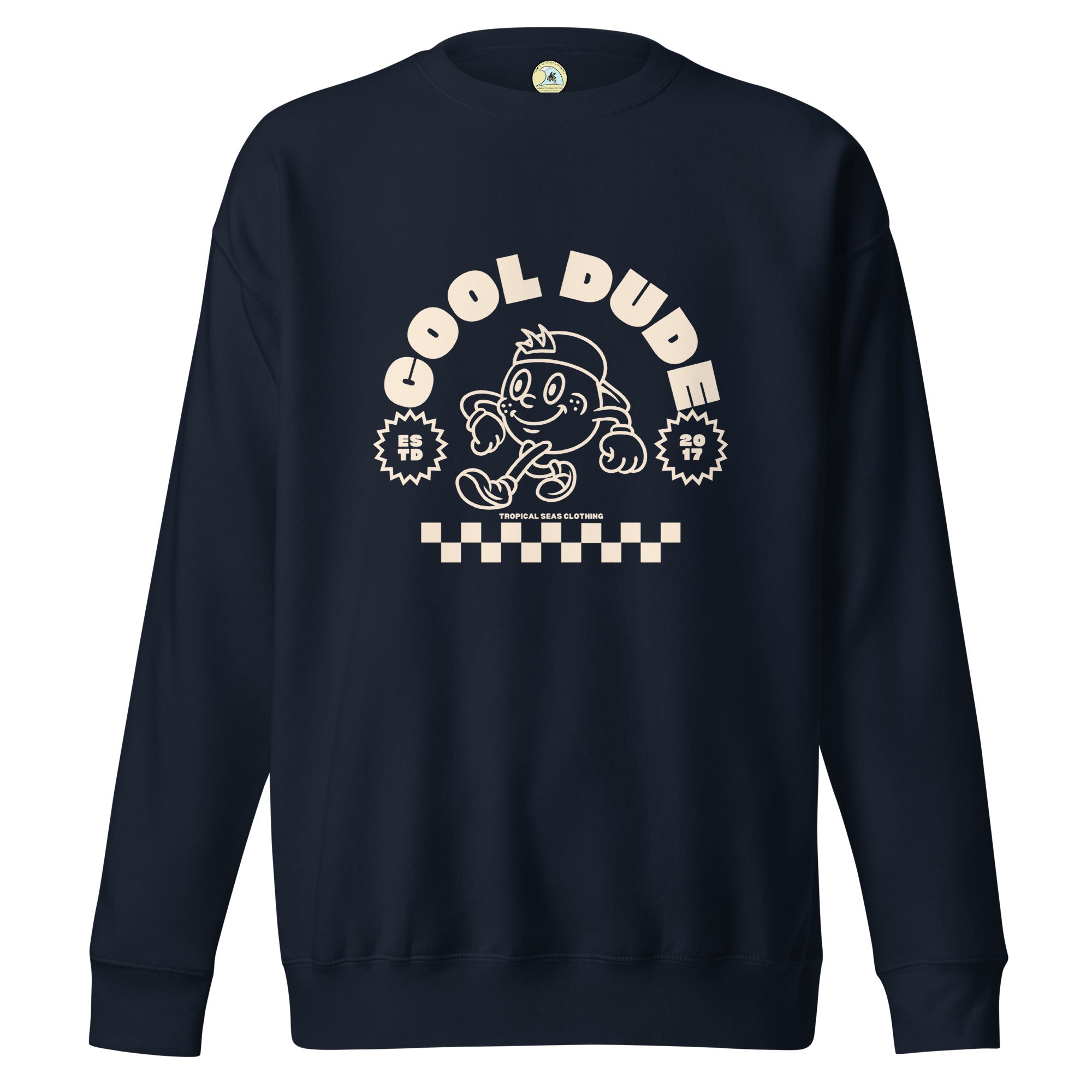Cool Dude Surfer Premium Sweatshirt | Streetwear