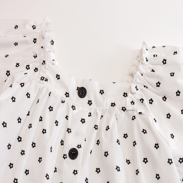 Girls' Summer Vest Shirt Dress for Ages 3-10 Years