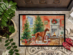 Redbone Coonhound Christmas Cookies Doormat