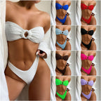Women's Cut-Out Ring Bikini Set (9987)