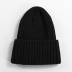 Korean-Style Women's Knitted Woolen Beanie Hat | Embroidered Cap