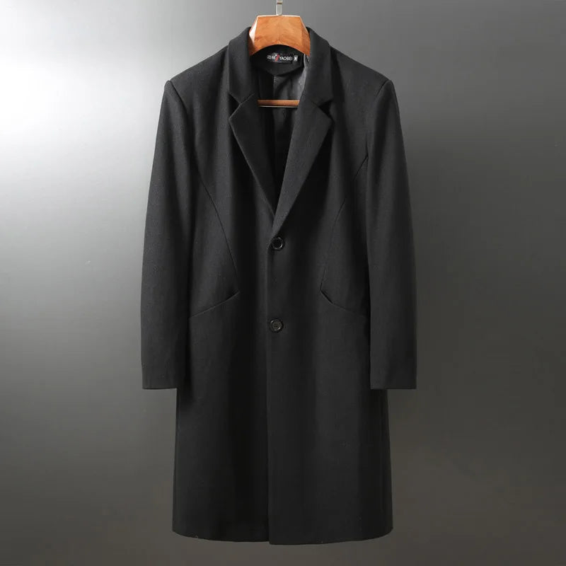 Men's High-Quality Slim Fit Winter Wool Jacket