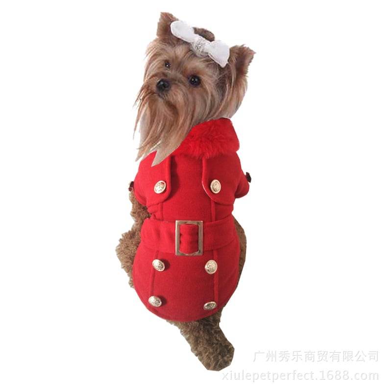 Warm Woolen Coat for Dogs - Autumn and Winter Wear