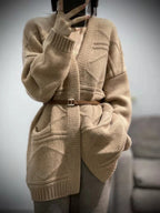 High-end Mid-length Cashmere Sweater for New Style