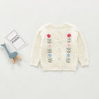 Hand-Embroidered All-Match Jacket Cardigan Top