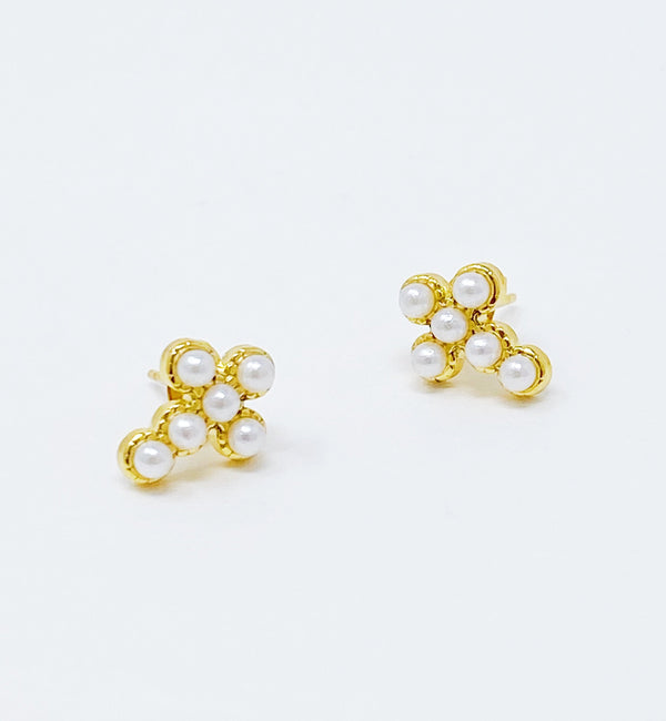 Dainty Cross Stud Earrings | Christian Jewelry
