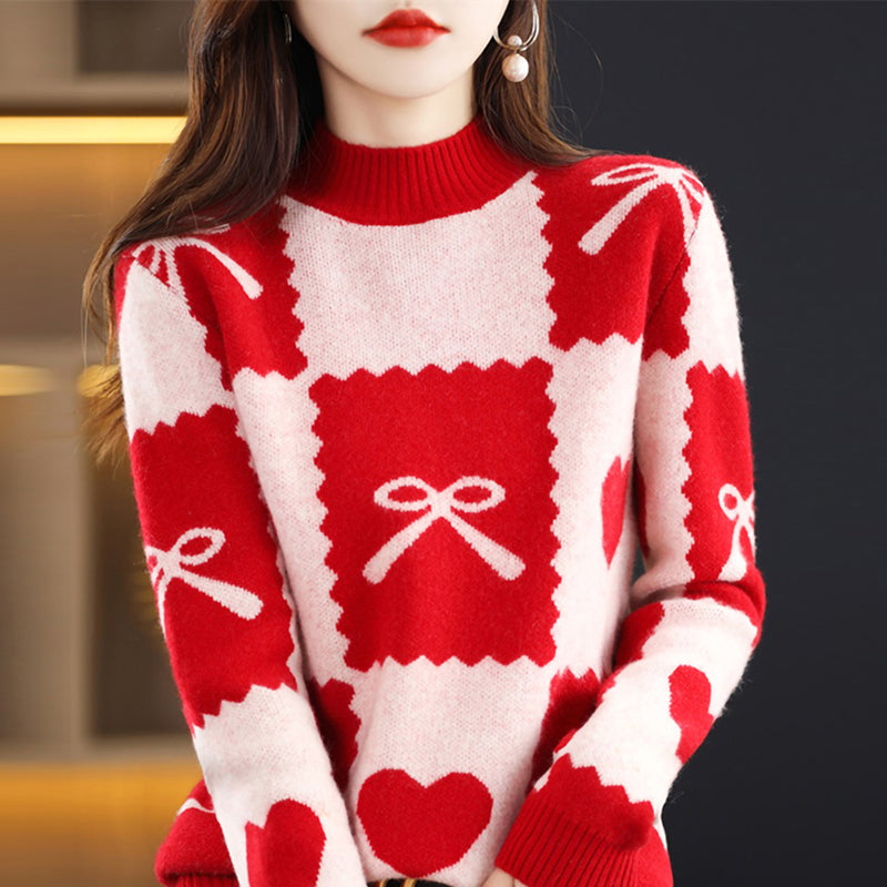 Cashmere Merino Wool Women's Christmas Sweater