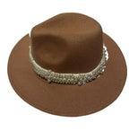 Wool Jazz Fedora Hats | Embroidered Cap