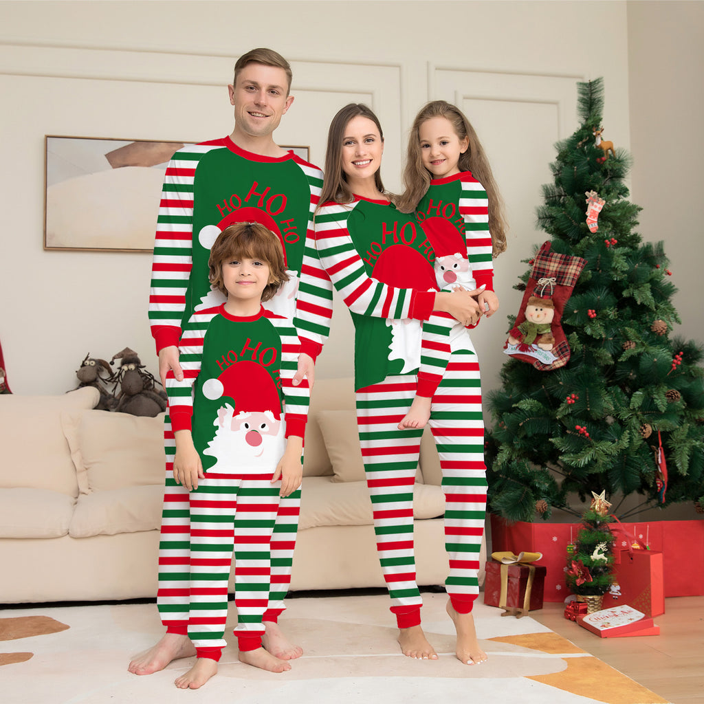 2024 Stripe Christmas Family Pajama Set for Amazon