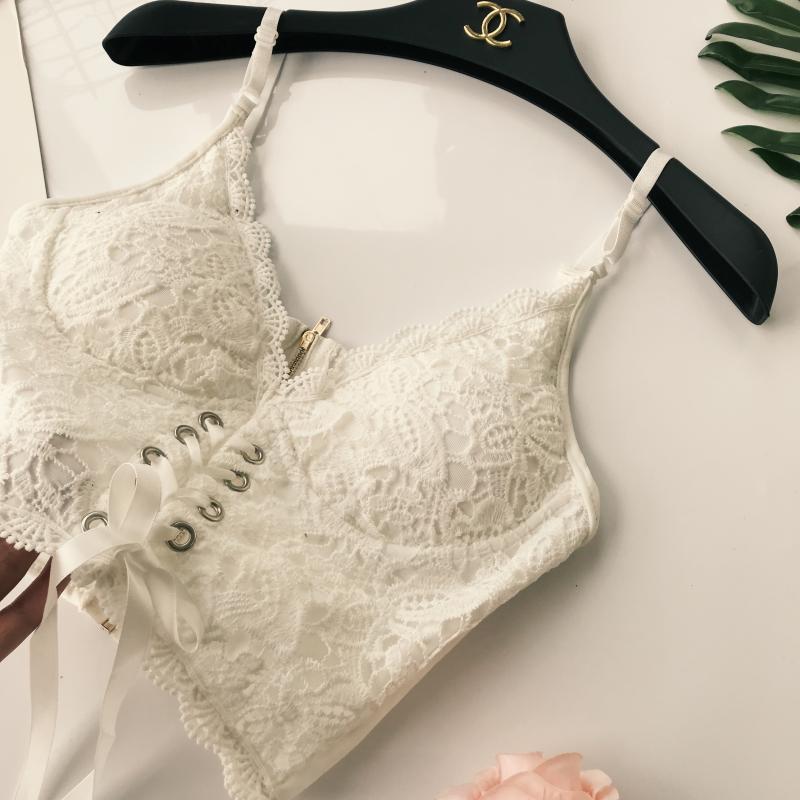 2020 Spring Sexy Lace Deep V Tank Top for Women