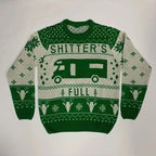 Jacquard Christmas Crewneck Pullover Sweater | Streetwear