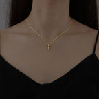 [Duplicate] [Archived] Gold & Silver Christian Cross Necklace