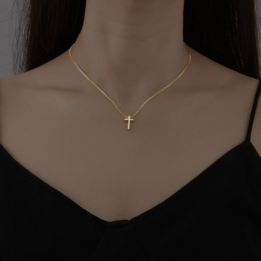 [Duplicate] [Archived] Gold & Silver Christian Cross Necklace