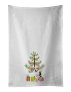 Australian Shepherd Blue Merle Puppy #1 Christmas Kitchen Towel Set of 2