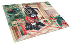 English Cocker Spaniel Cozy Christmas Glass Cutting Board