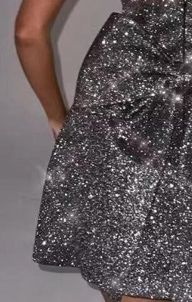 Women's Sleeveless Tube Top A-Line Dress