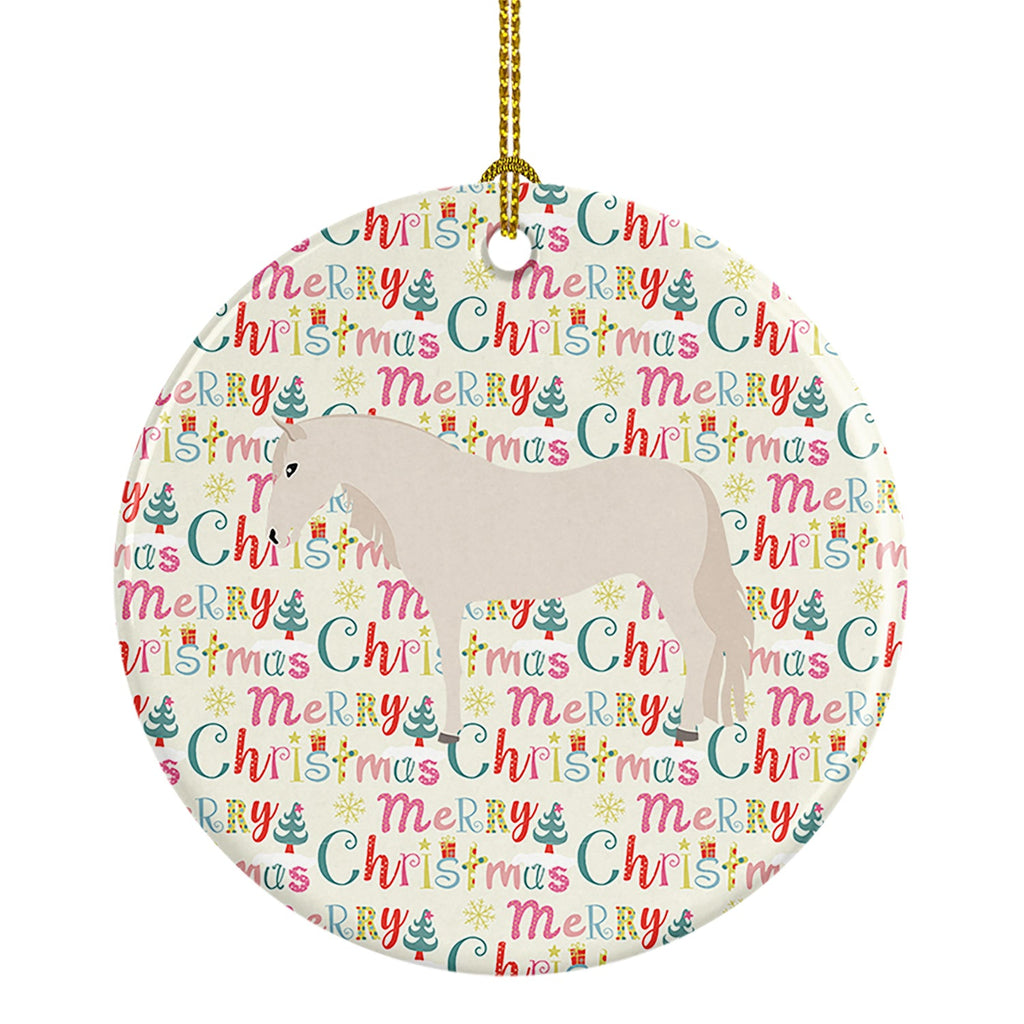 Paso Fino Horse Christmas Ceramic Ornament