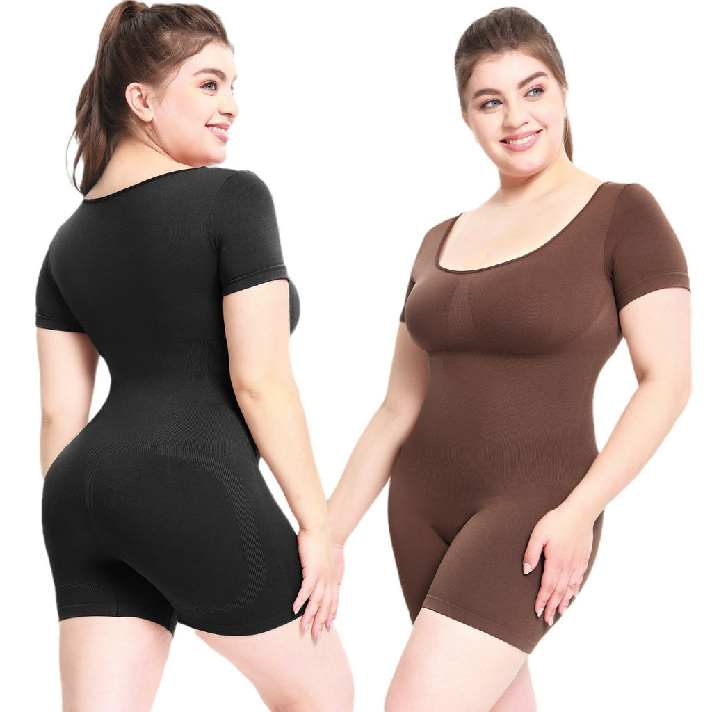 Plus Size Seamless Bodysuit for Women Yoga Wear