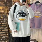 Men's Hooded Sweatshirt with Big Pocket Pullover Top | Streetwear