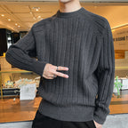 Trendy Thick Round Neck Sweater for Unique Style