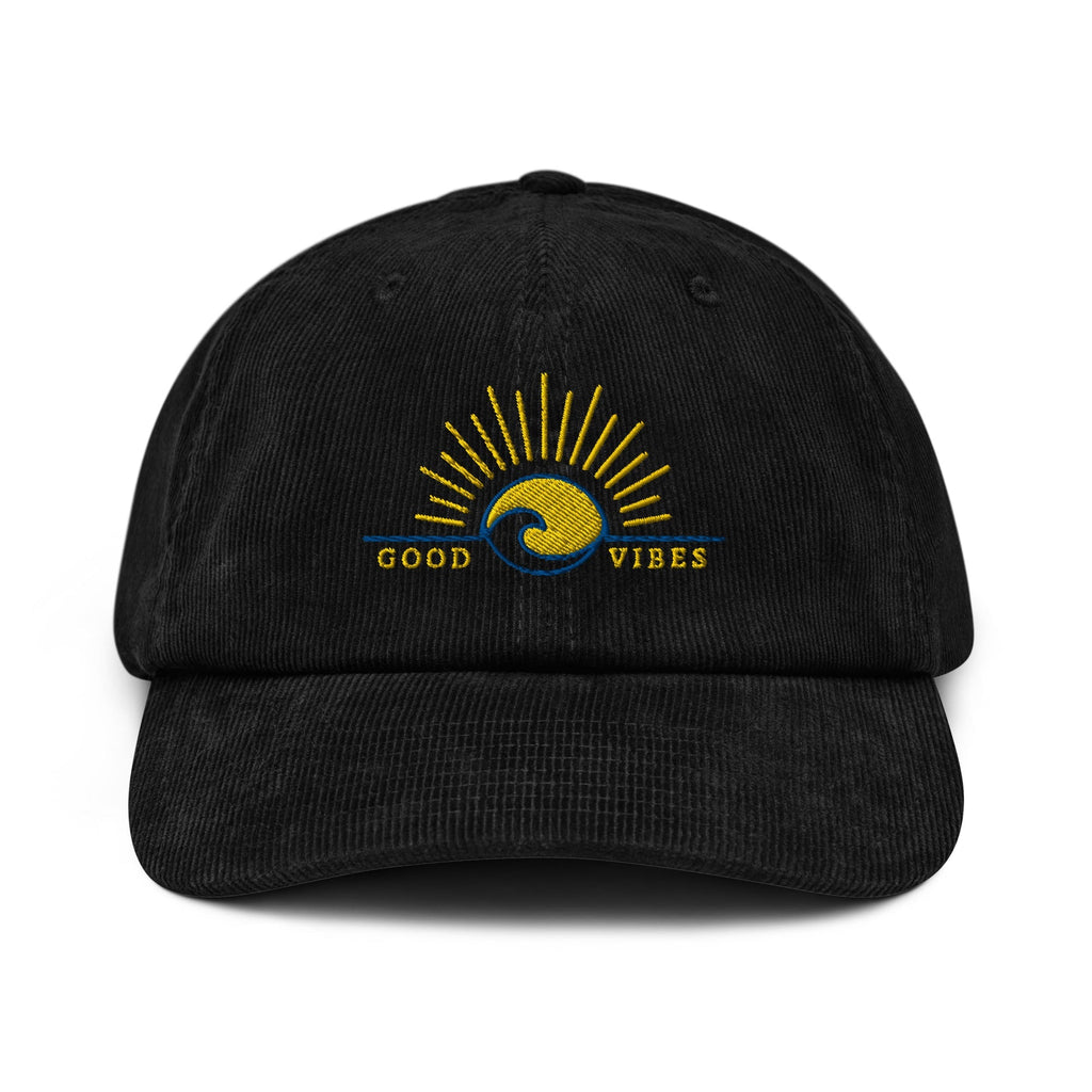 Good Vibe Sunrise Corduroy Hat | Embroidered Cap