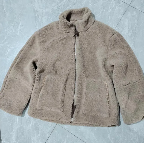 Women's Lamb Wool Turtleneck Woolen Coat