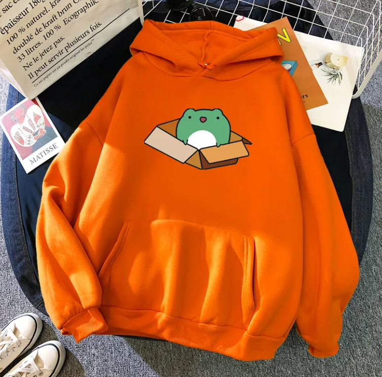 Womens Simple Long Sleeved Hoodie | Streetwear