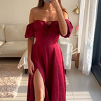 2023 Summer Women's Sexy Off-Shoulder Maxi Dress