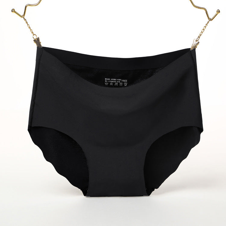 Ice-Silk Plus-Size Women's Seamless Sexy Panties