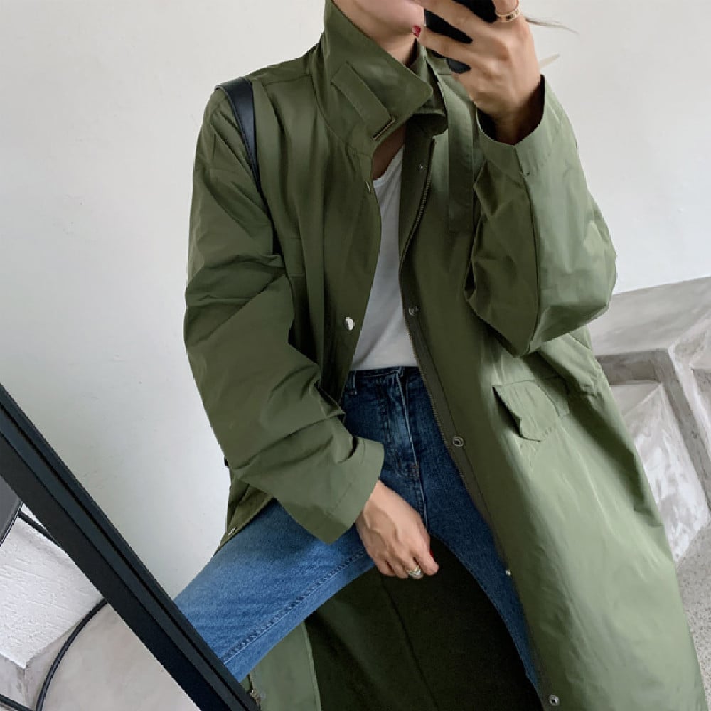 Casual Women's Fashion Windbreaker Coat