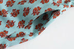 Summer Paisley Floral Print Bodysuit Jumpsuit for Women