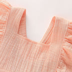 2021 Summer European Baby Bodysuit with Bow
